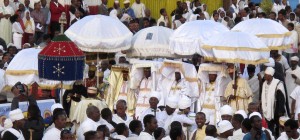 Priests carrying the Tabot